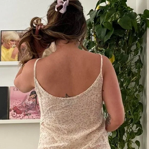 Vintage 1990s Italian Made Floral Print Dress - Picture 4 of 4